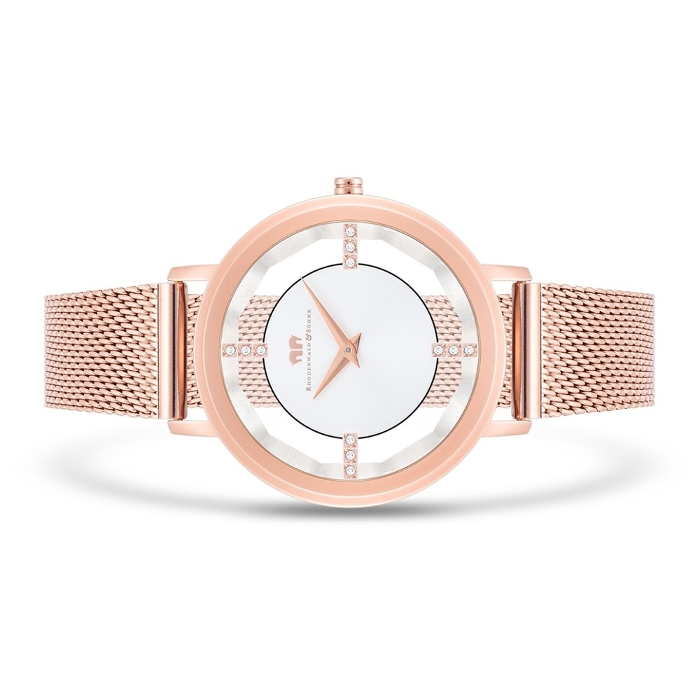 Rhodenwald & Söhne Montre à quartz Lucrezia en Or rose Acier inoxydable en Or rose Montre