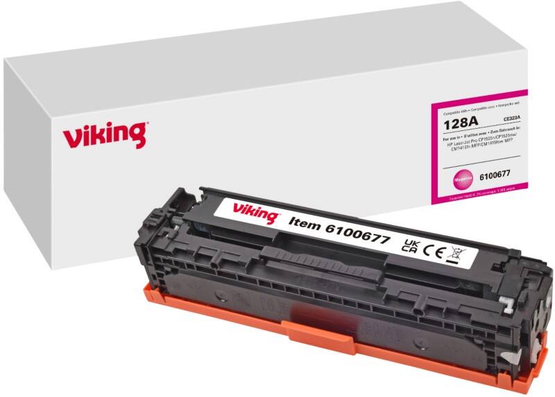 Viking 128A Kompatibel HP Tonerkartusche CE323A Magenta