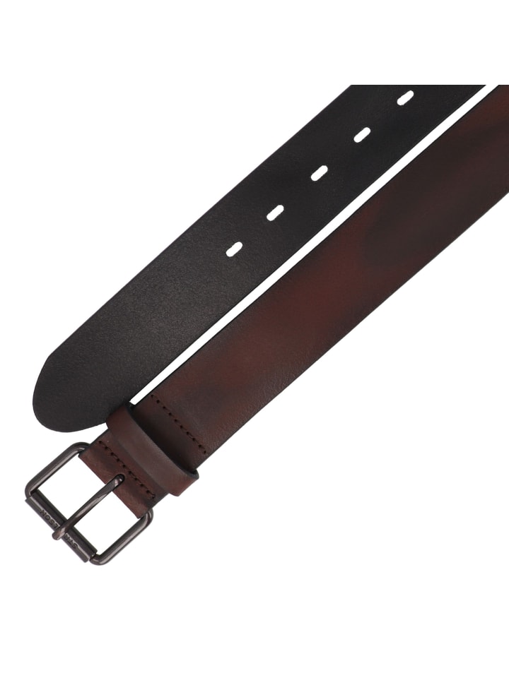 Strellson Gürtel Leder in d'brown günstig kaufen