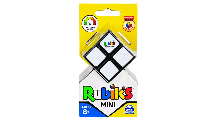 Rubik’s Mini 2x2 Zauberwürfel - der 2x2 Cube für Einsteiger ab 8 Jahren und für unterwegs
