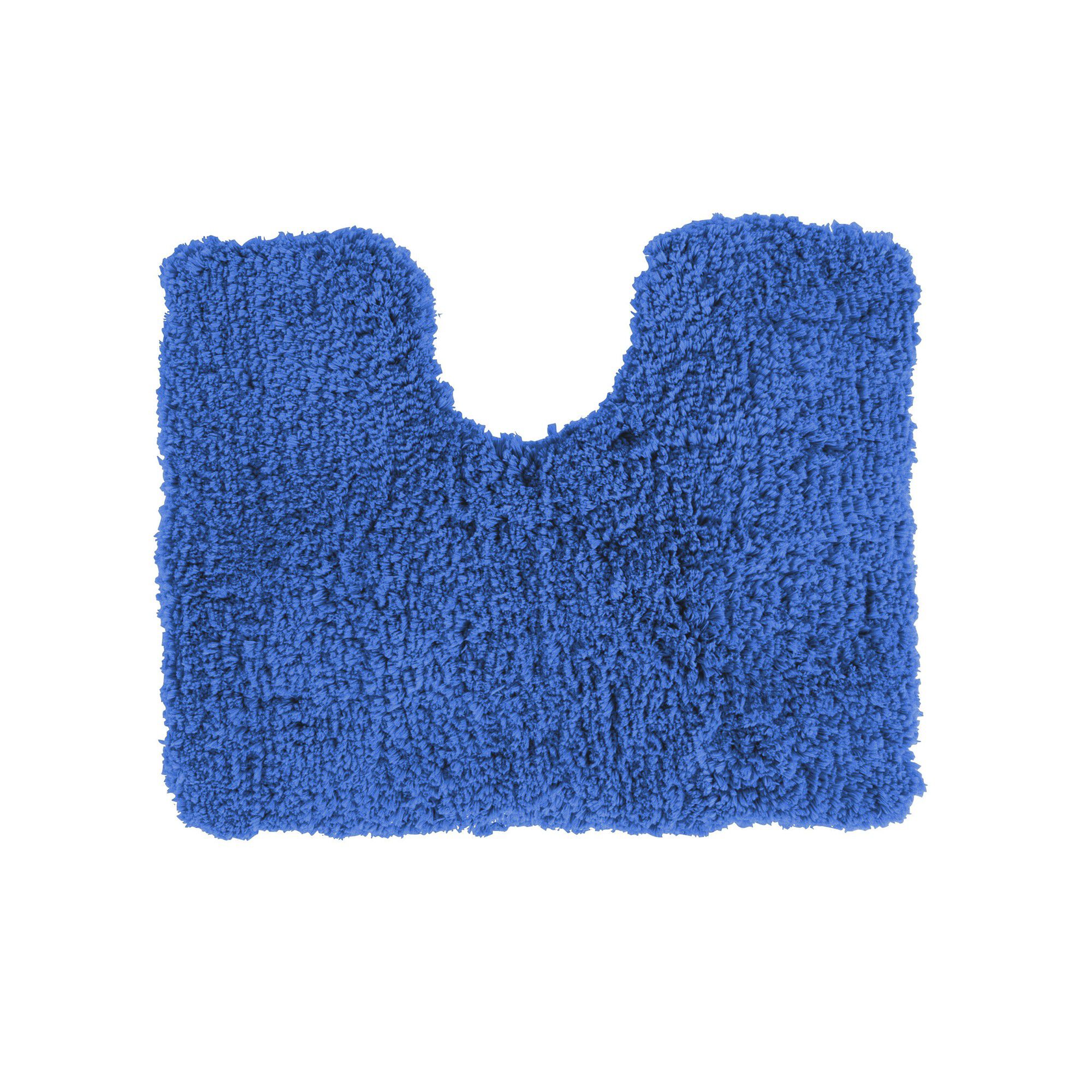 Tapis de bain uni moelleux microfibre