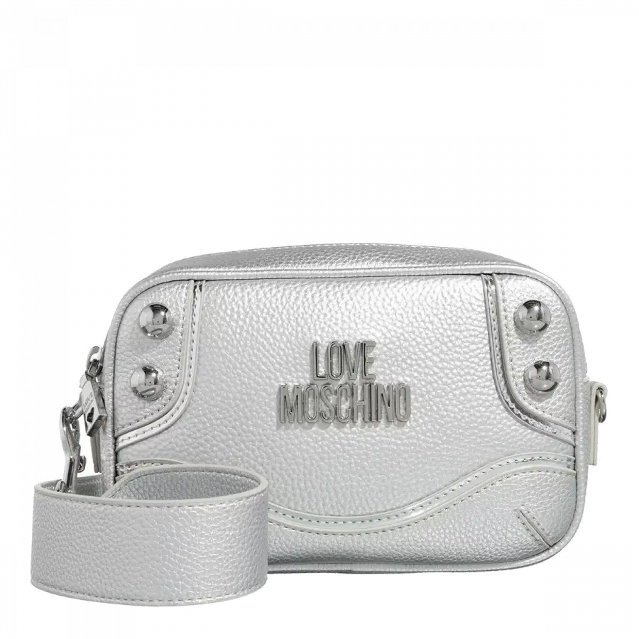 Love Moschino - Love Moschino Shoulder Bags Textil Silver - silber