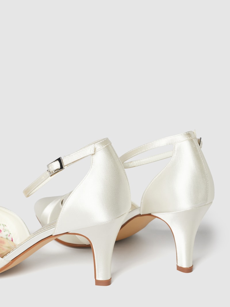 Brautschuhe aus Satin Modell 'Coconut Ice' in offwhite