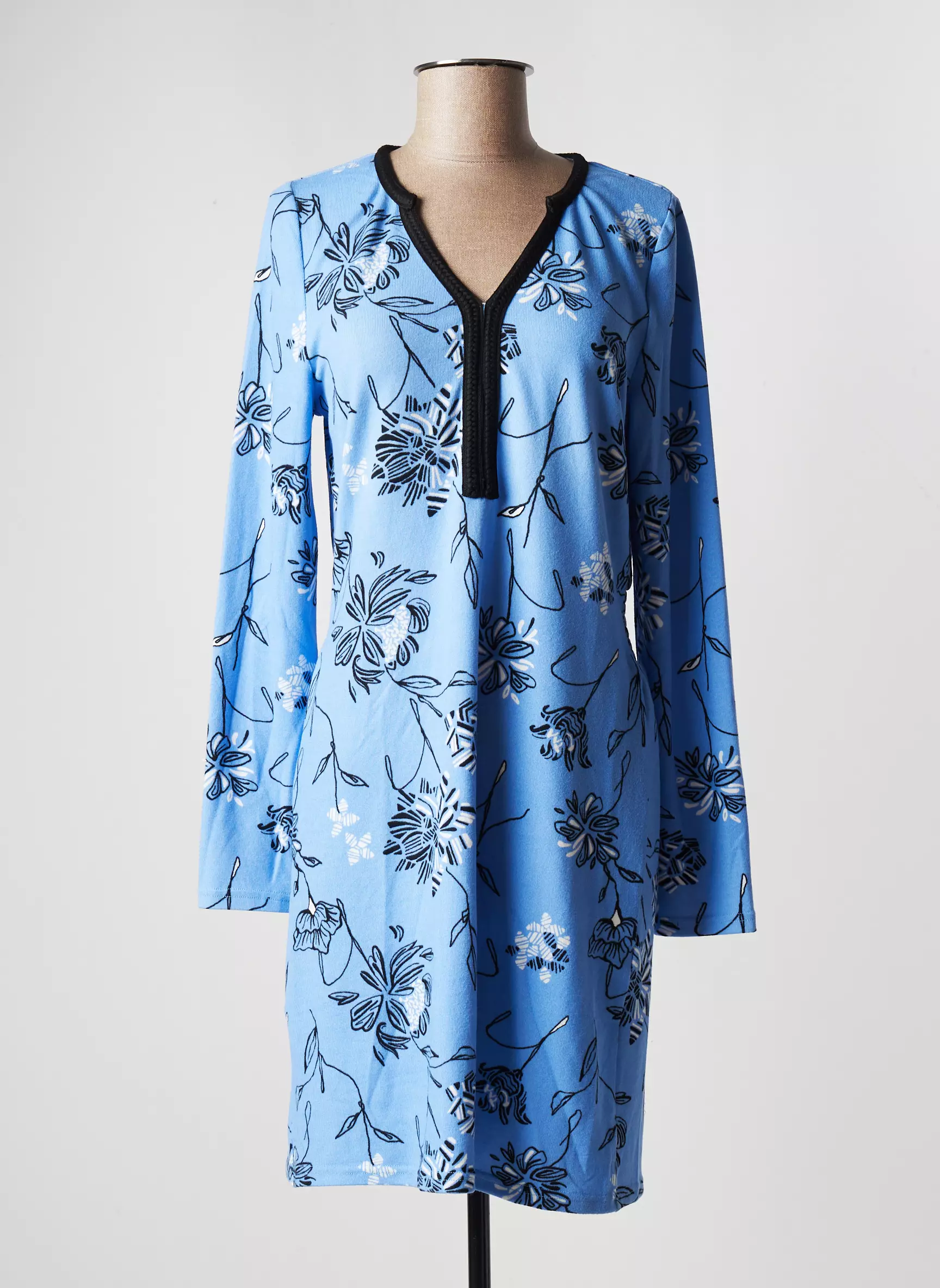 La Fiancee Du Mekong Robes Mi Longues Femme couleur bleu