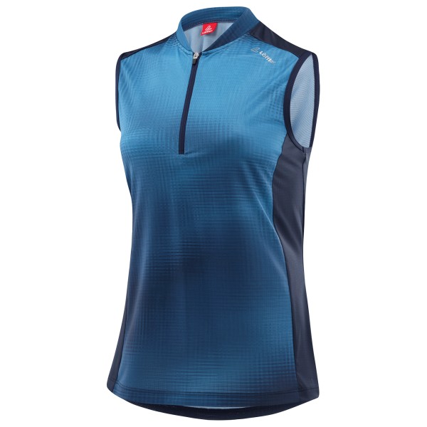 Löffler - Women's Bike Sleeveless Shirt Half Zip Cielo - Rad Singlet