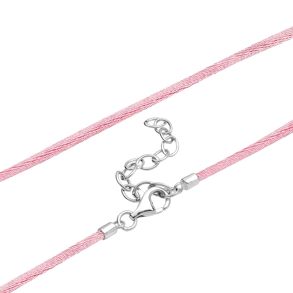 Elli Elli Collier Femmes Coeur Édelweiss avec Cristaux en Argent Sterling 925 collier