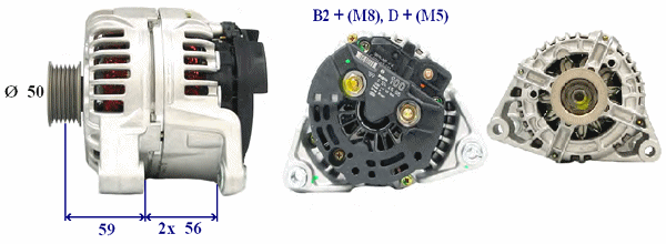 FRIESEN Lichtmaschine Opel 9042750 - ATU