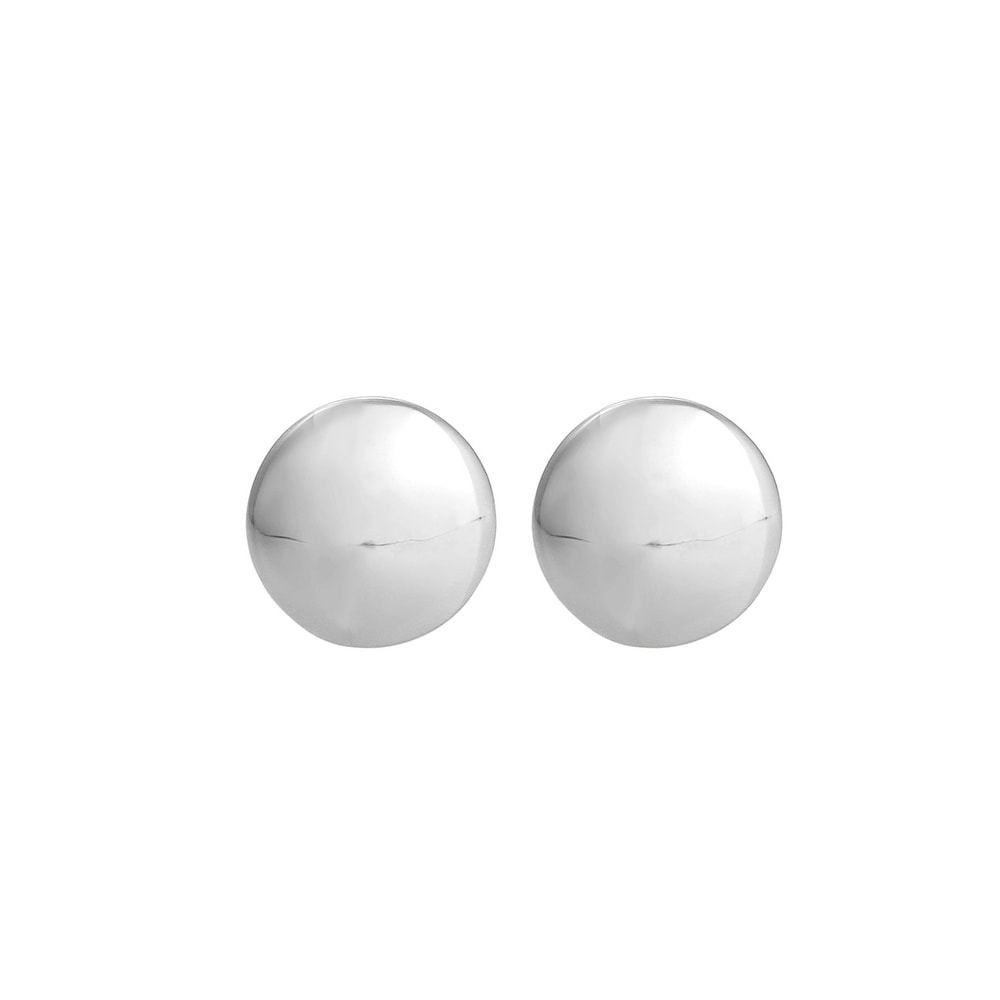 Elli Elli Boucles d'Oreilles Femme Cercle d'Optique de Base en Argent Sterling 925 Boucles d'oreilles