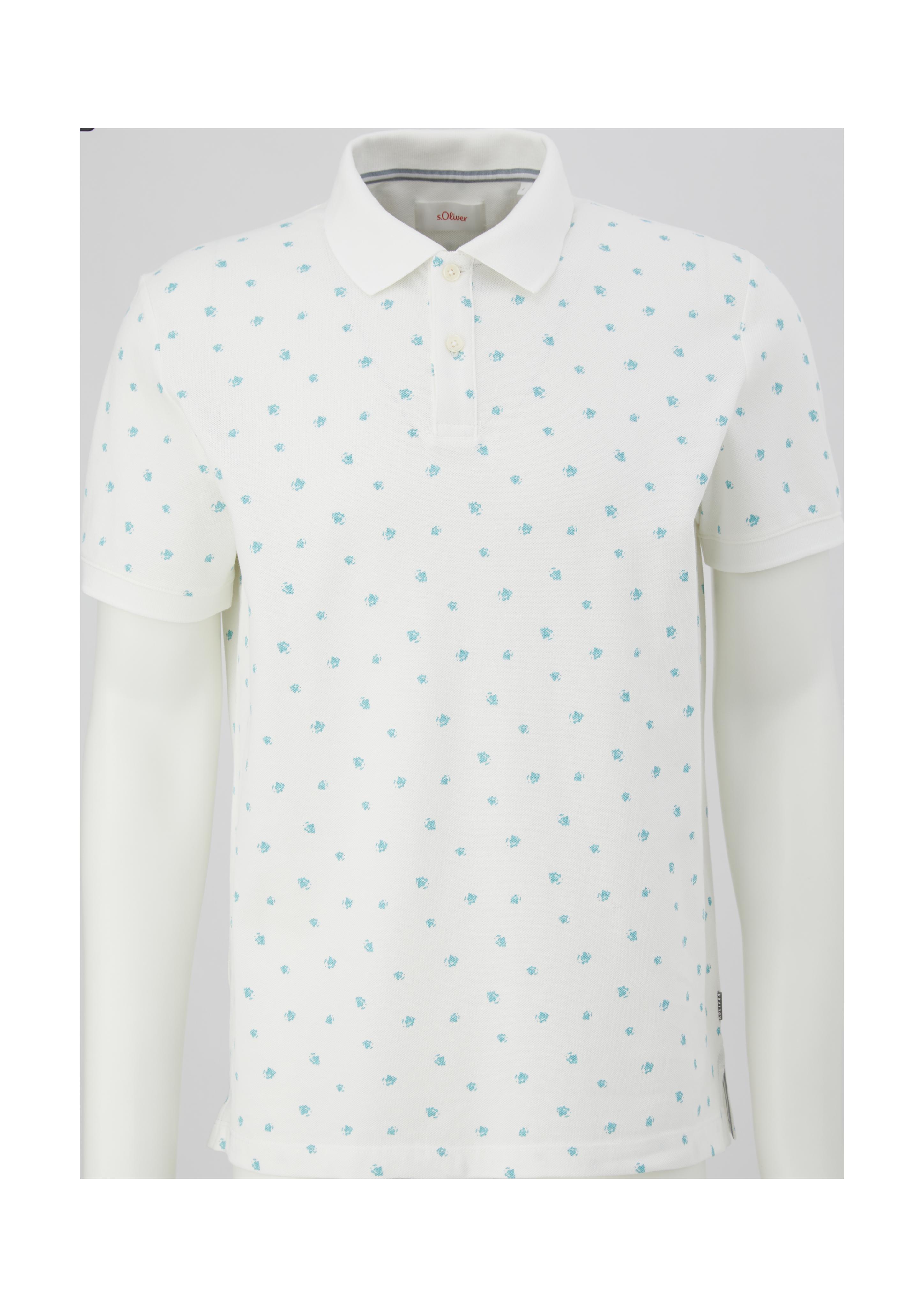 Poloshirt mit Allover-Print  2129836-01A0