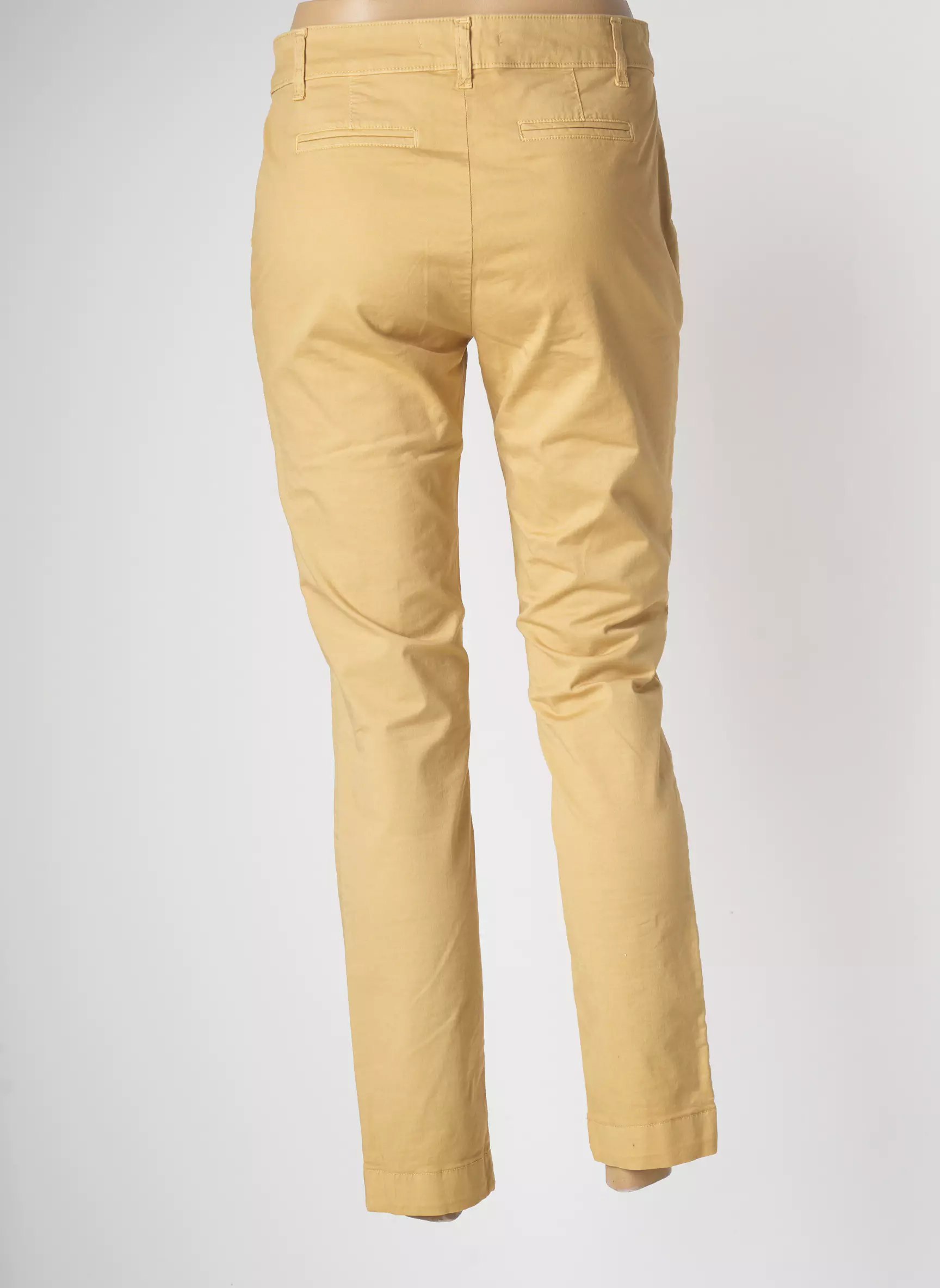 Lauren Vidal Pantalons Droits Femme couleur jaune