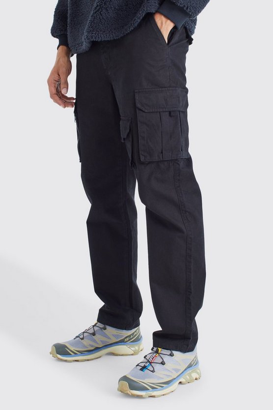 Cargo-Hose mit geradem Bein und Etikett