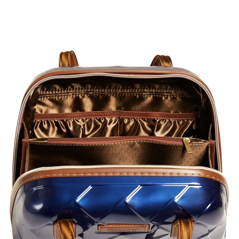 Stratic Leather&More - Hartschalen-Koffer Beautycase (bis 28cm) - blue