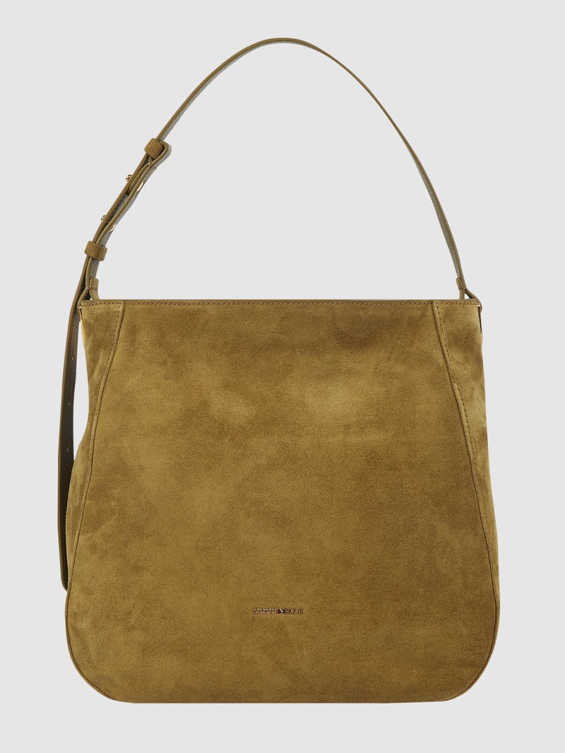 Hobo Bag aus Leder Modell 'Lea' in olivgrün