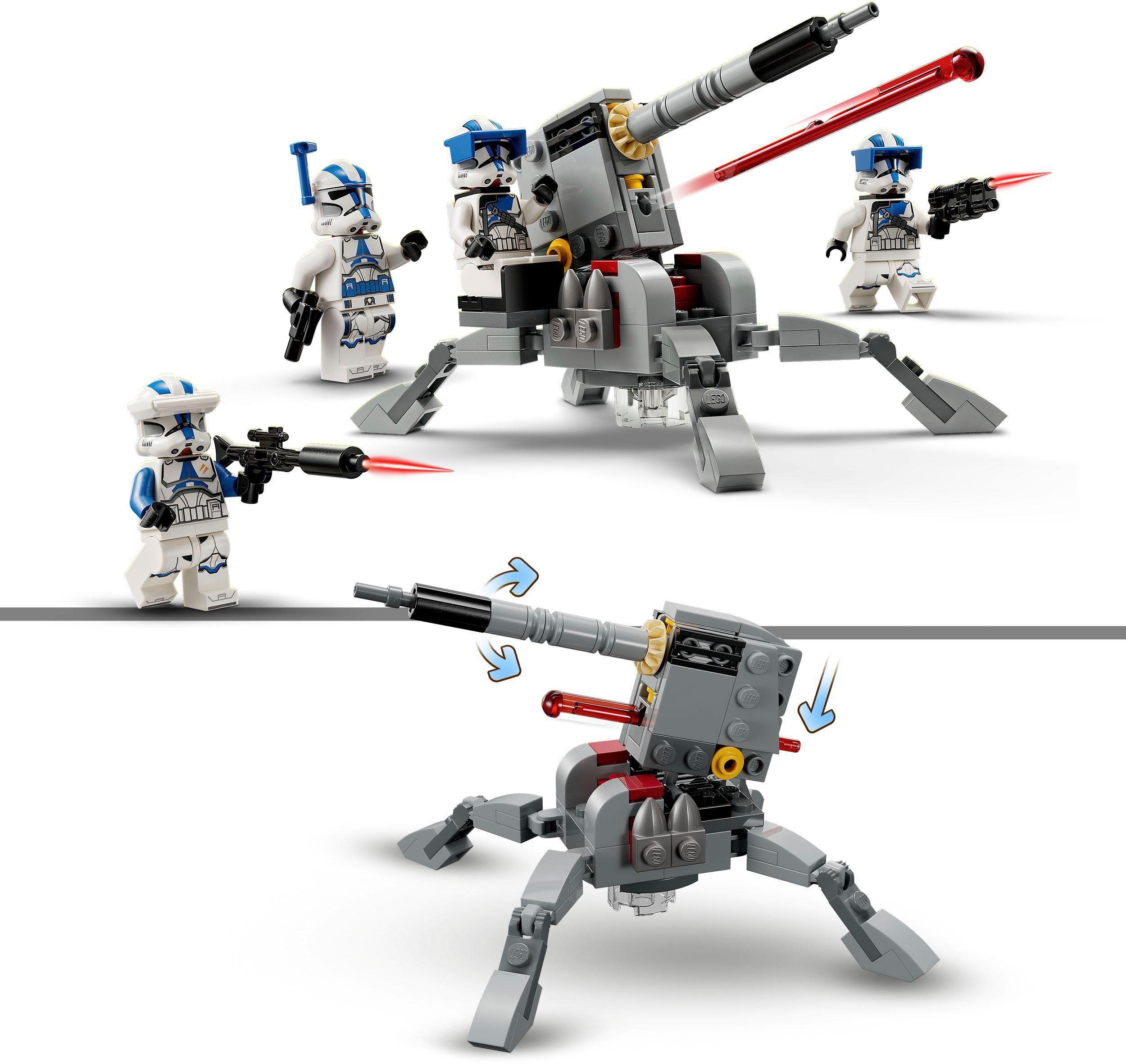 LEGO® Konstruktionsspielsteine 501st Clone Troopers™ Battle Pack (75345), LEGO® Star Wars, Made in Europe
