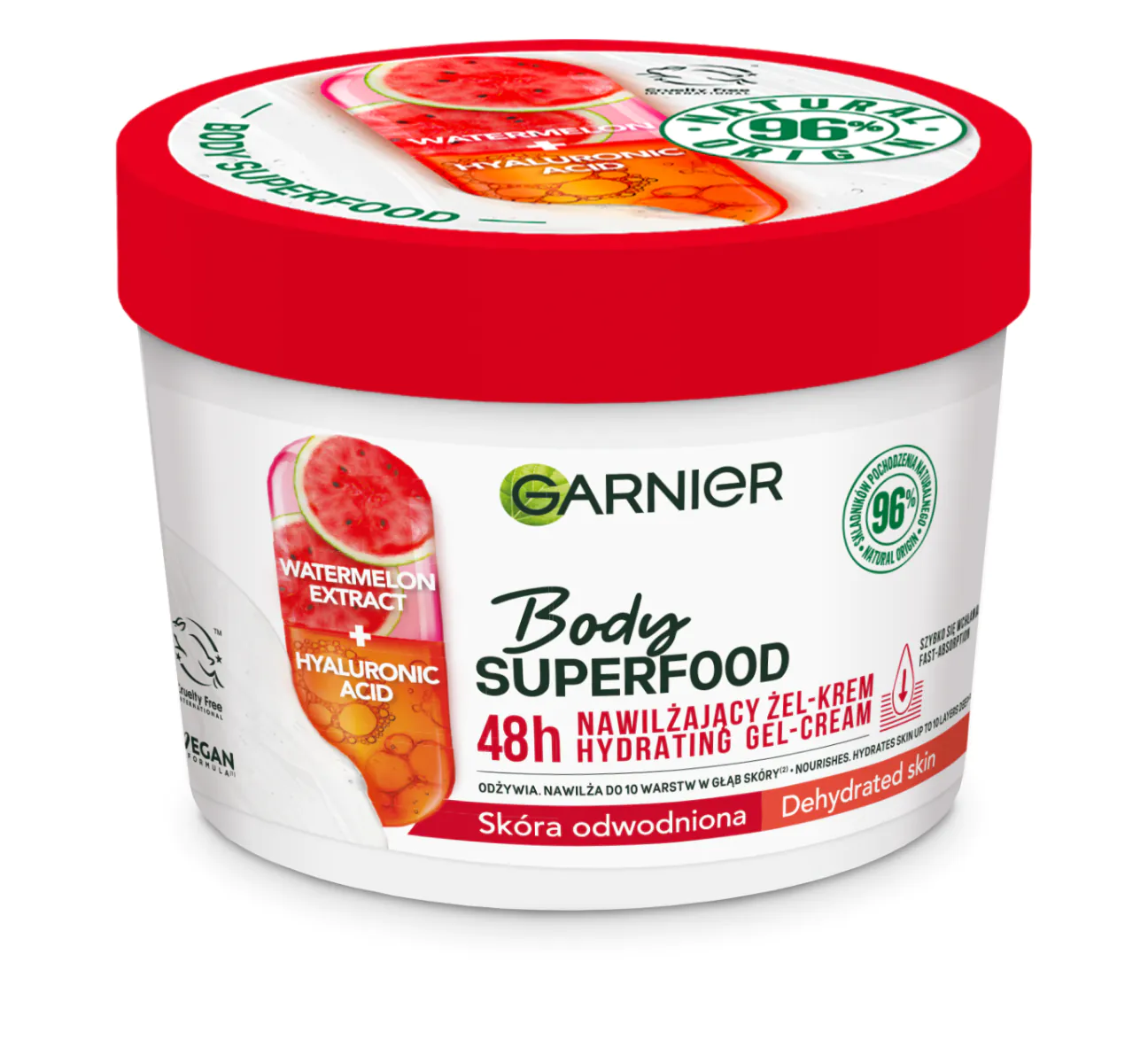 Garnier kūno supermaisto arbūzas