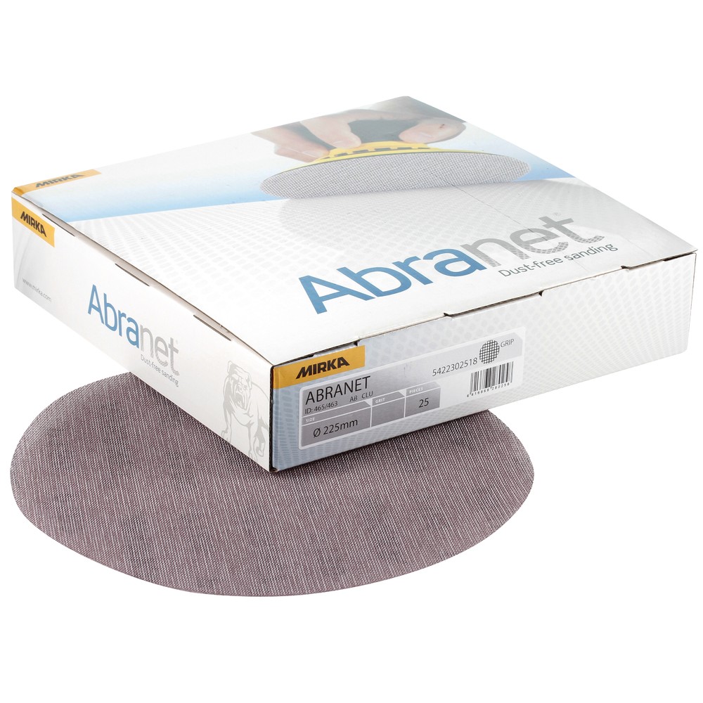 Mirka Tillbehör 5422302512 Abranet Skurnät 225 mm P120 25 stycken