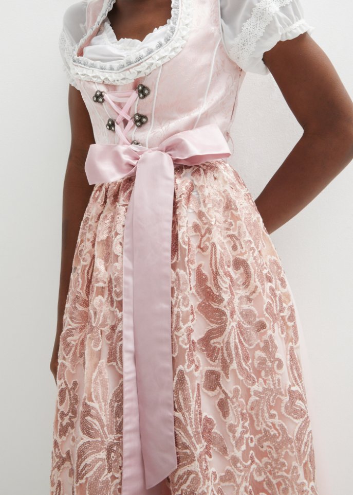 Dirndl mit Pailletten Schürze (2-tlg.Set)