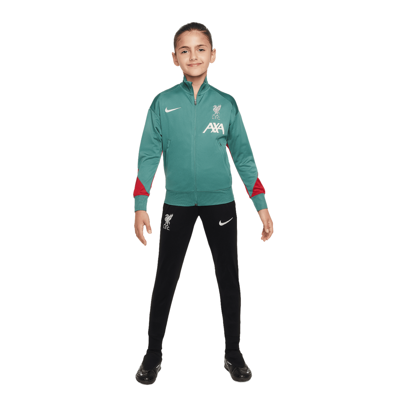 Nike FC Liverpool Trainingsanzug Kids Grün F363