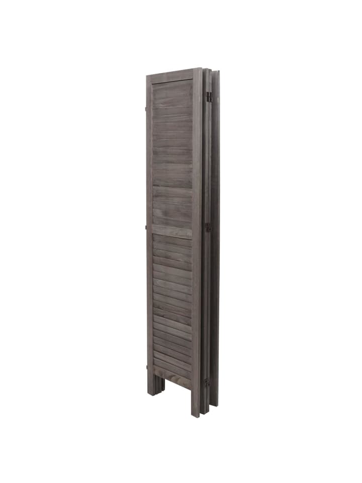 MCW Paravent G30 im Shabby-Look, Grau-braun günstig kaufen onesize