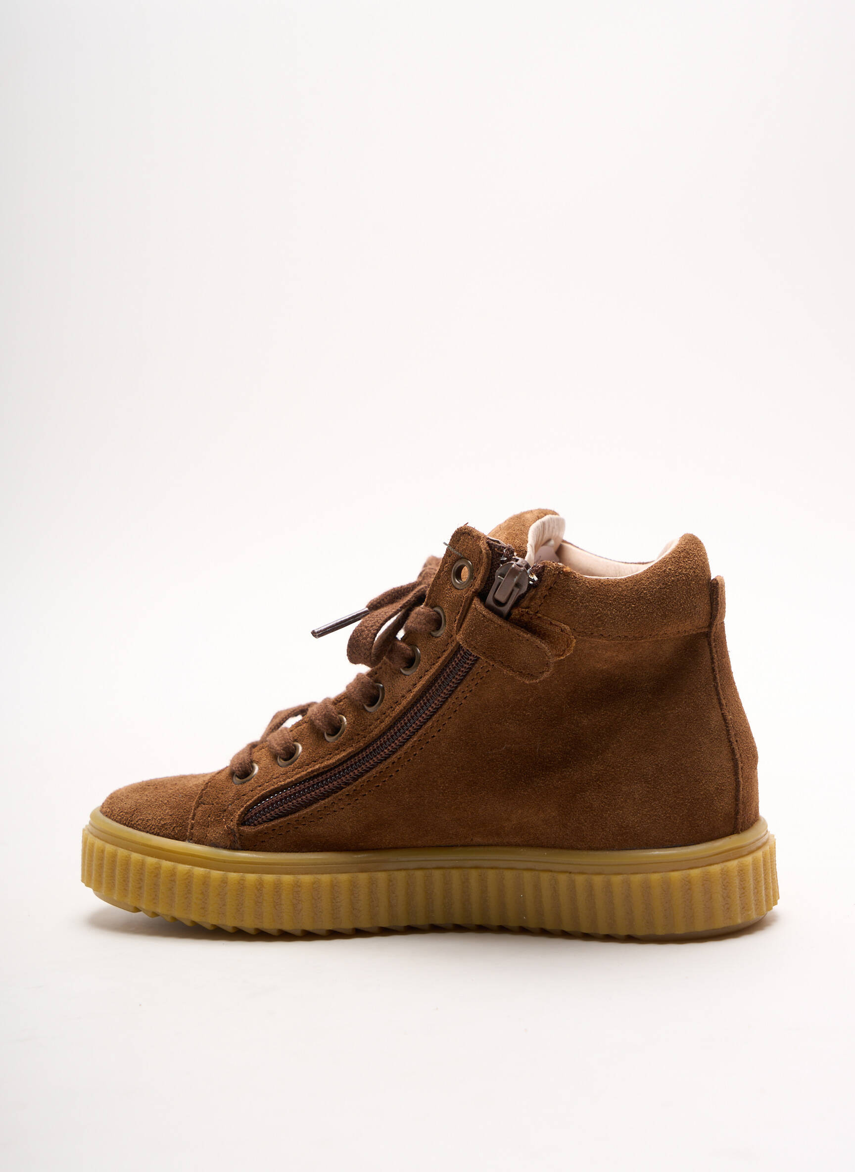 Acebos Baskets Enfant couleur marron
