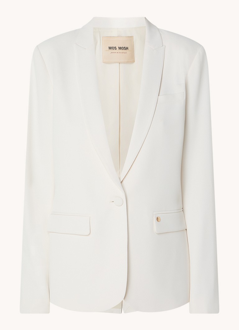 Mos Mosh MM Hoebe Miley blazer with flap pockets and shoulder pads