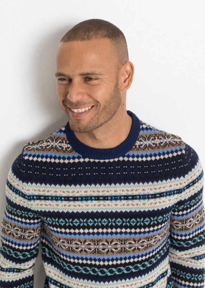 Norweger Pullover mit recyceltem Polyacryl
