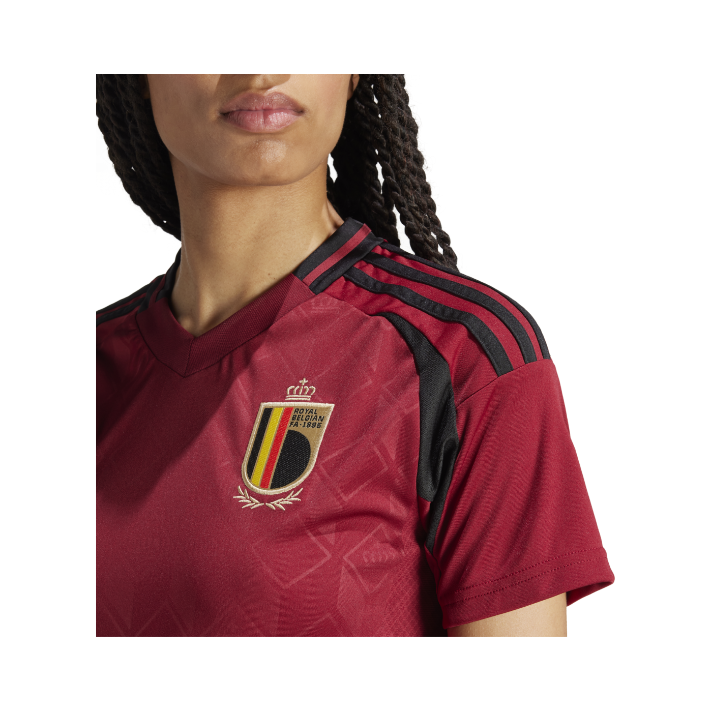 adidas Belgien Trikot Home EM 2024 Damen Rot