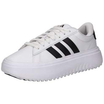 adidas Grand Court Platform Sneaker in weiß