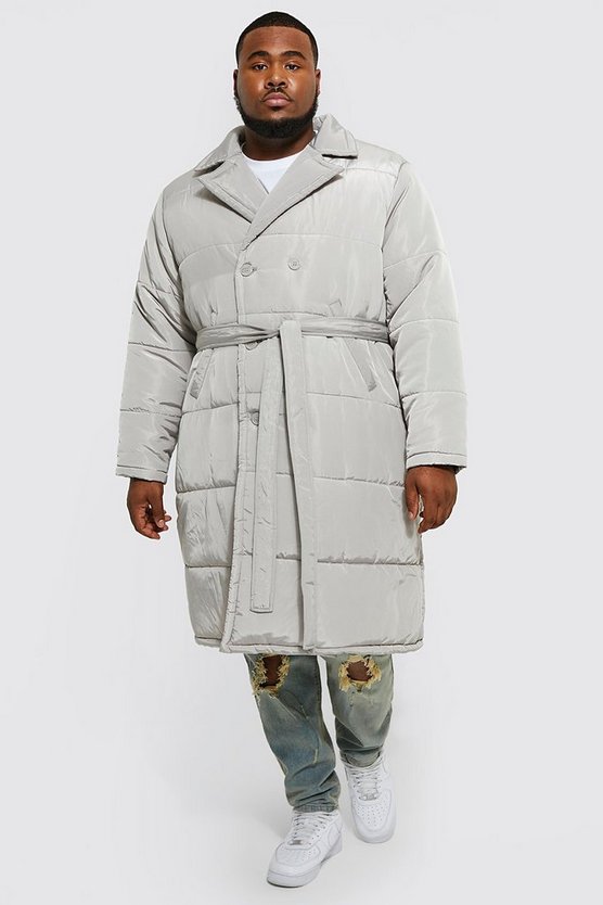 Plus zweireihiger Trenchcoat