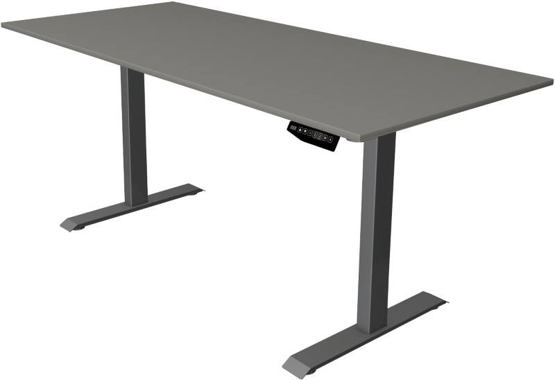 Kerkmann 10182212 Move 1 Elektrisch Höhenverstellbar Sitz-Stehschreibtisch Rechteckig Melamin;Stahl Anthrazit 1.800 x 800 x 1.230 mm