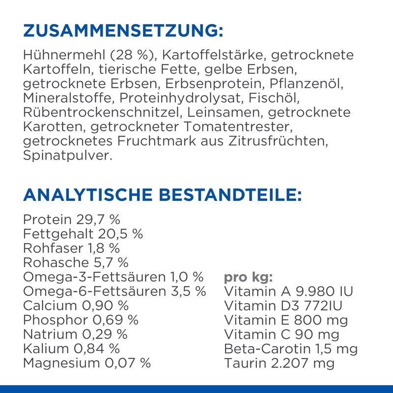 Hill's Trockenfutter Hill's Science Plan No Grain Adult mit Huhn ohne Getreide 1,5 kg