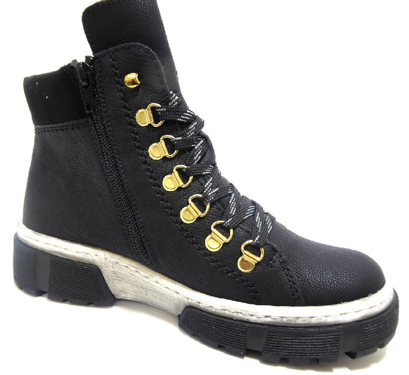 RIEKER Stiefeletten schwarz
