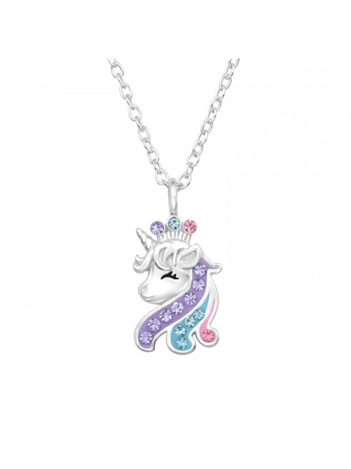 Alexander York Kette mit Anhänger EINHORN mit Kristall in 925 Sterling Silber, 2-tlg. günstig kaufen onesize