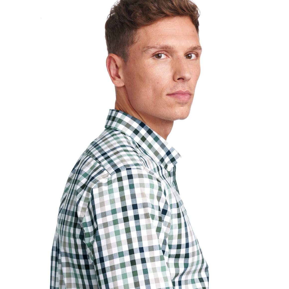 Herren Hemd im karierten Dessin