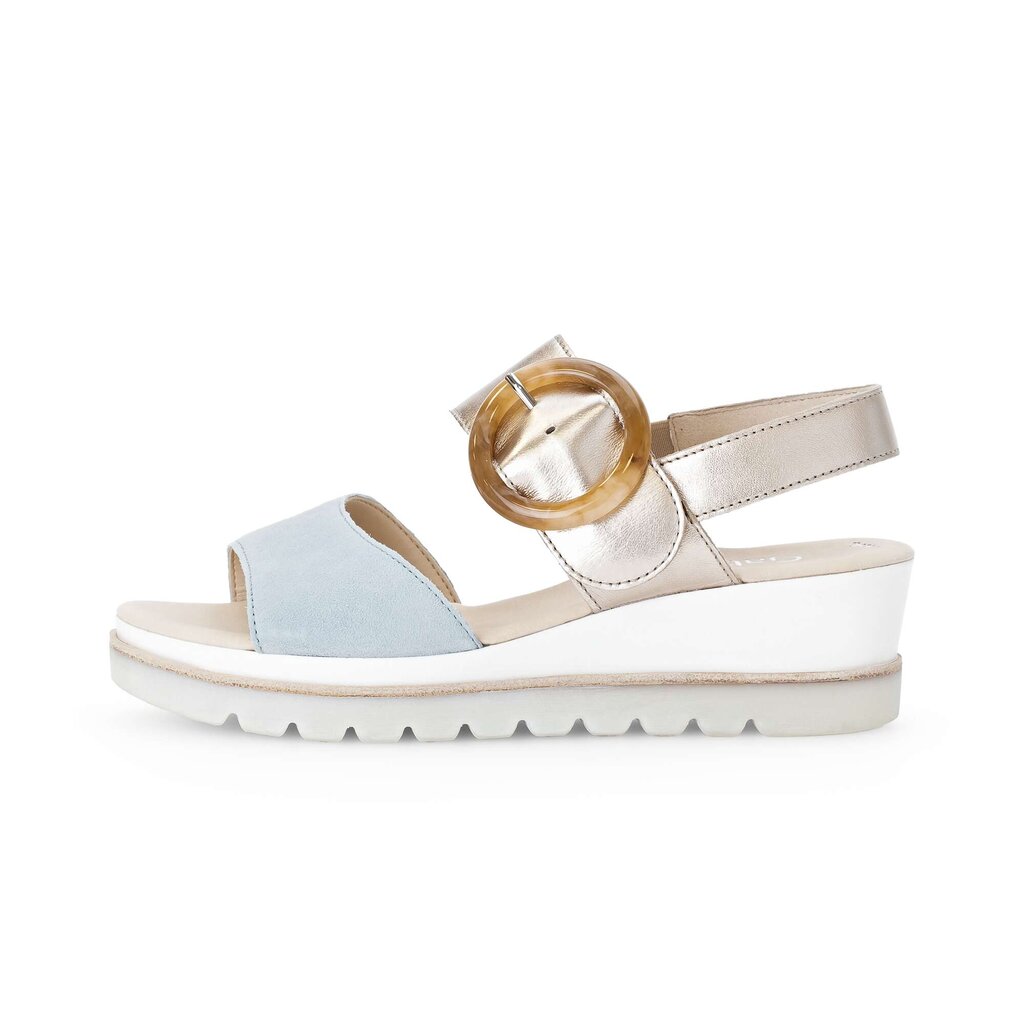 Gabor fashion Keilsandalette blau