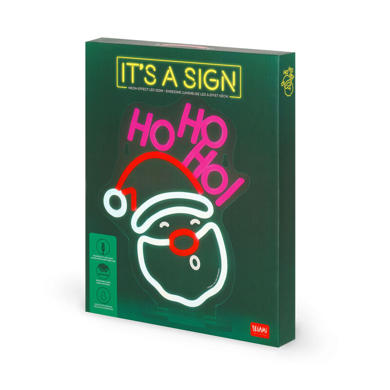 Neónový efekt LED svetelný nápis - Je to nápis