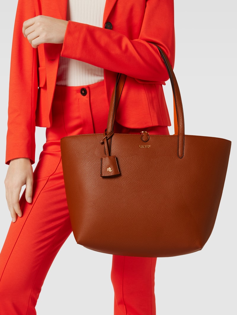 Shopper mit Wendefunktion in cognac