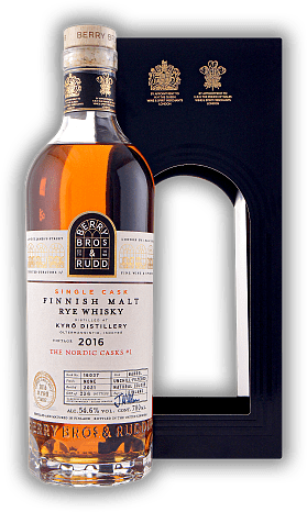 Kyrö Malt Rye Whisky Berry Bros. & Rudd 5 Years 2016/2021 #16037 54,6% Kyrö Malt Rye Whisky Berry Bros. & Rudd 5 Years 2016/2021 #16037 54,6% Aus der Serie Nordic Casks #1. Alter 16/21 - 0,7	 Liter - Vol 54,6%