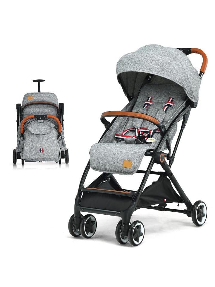 COSTWAY Kinderwagen in Grau günstig kaufen 70x40 cm