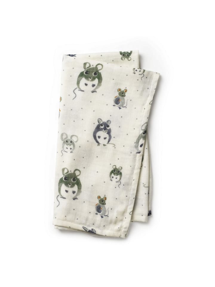 Elodie Details Bambus Musselin Decke - Forest Mouse in Bunt 80 x 80 günstig kaufen onesize