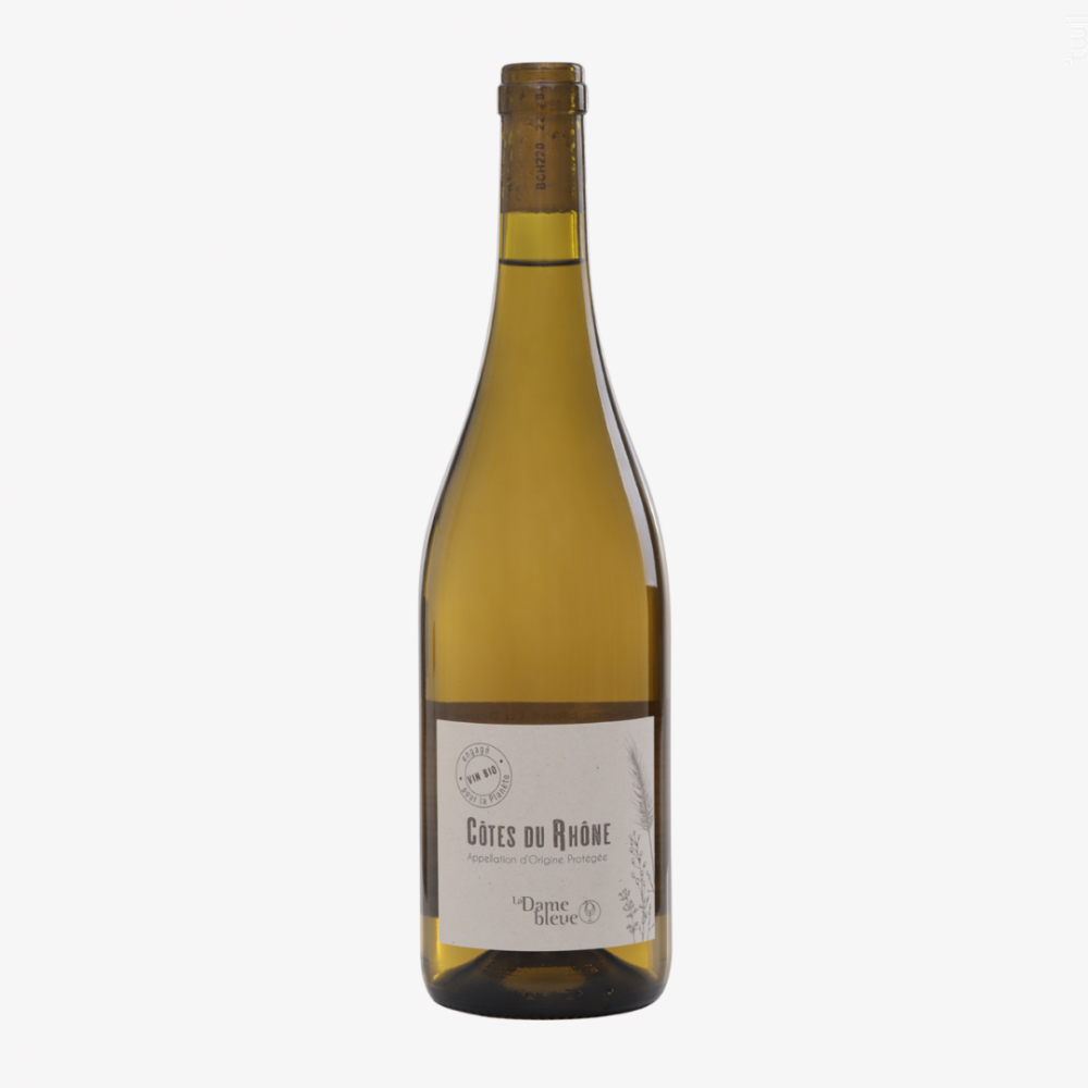La Dame Bleue Boisson Delame Vin Blanc●Côtes-du-Rhône 2019 75cl