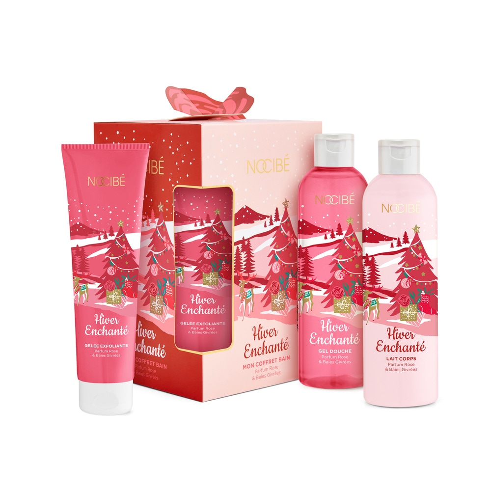 Nocibé Hiver Enchanté - Mon Coffret Bain Coffret parfum rose & baies givrées