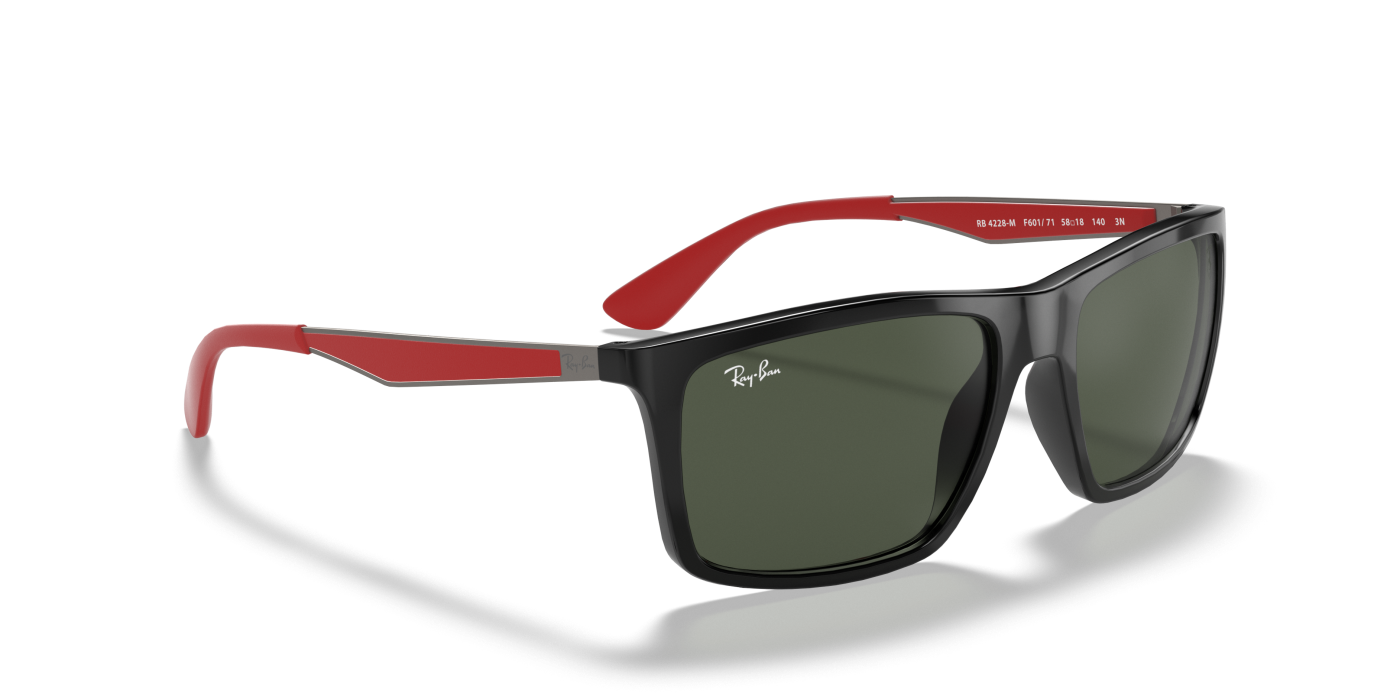 RB4228M COLECȚIA SCUDERIA FERRARI - Negru lucios Verde