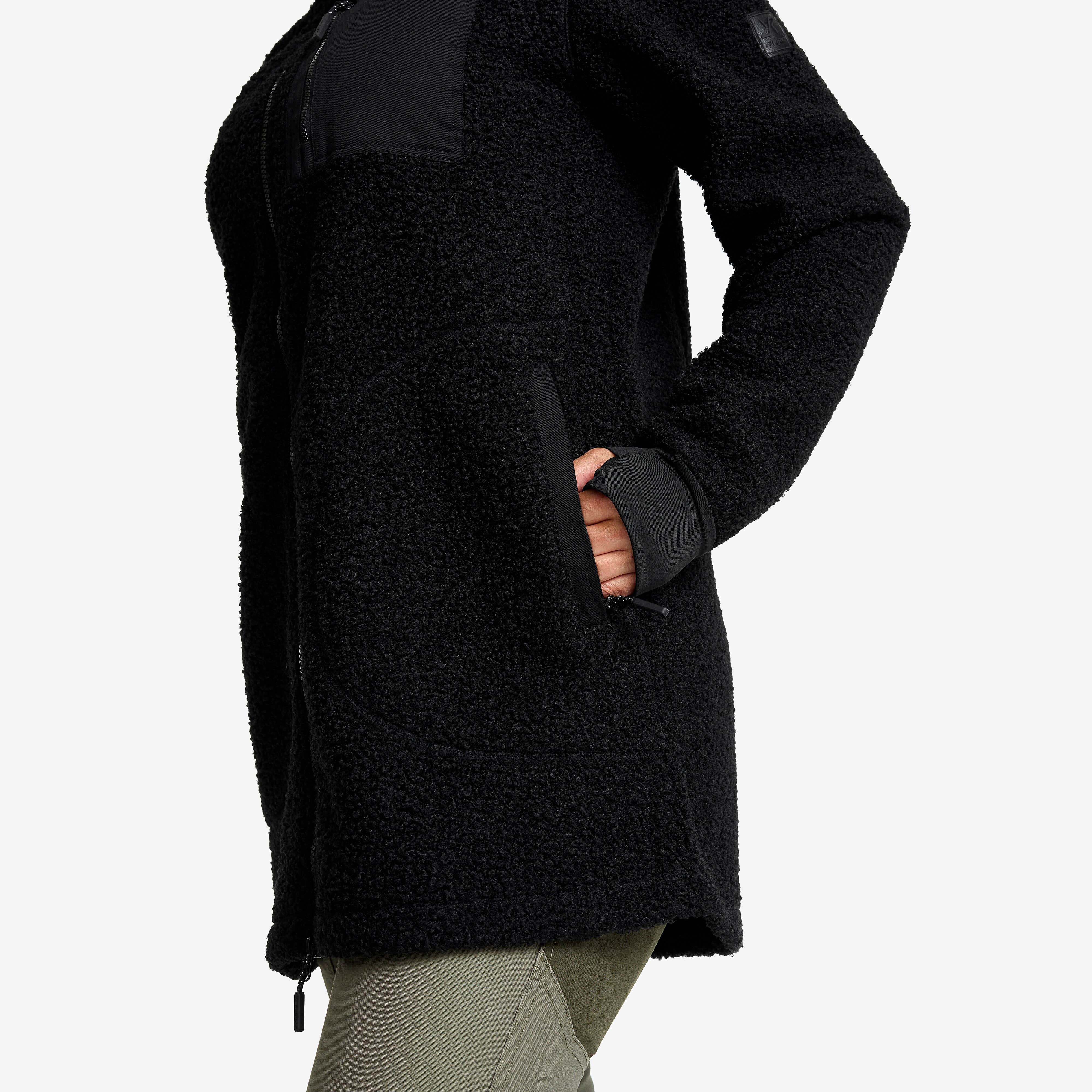 Bigfoot Long Pile Femme Jetblack
