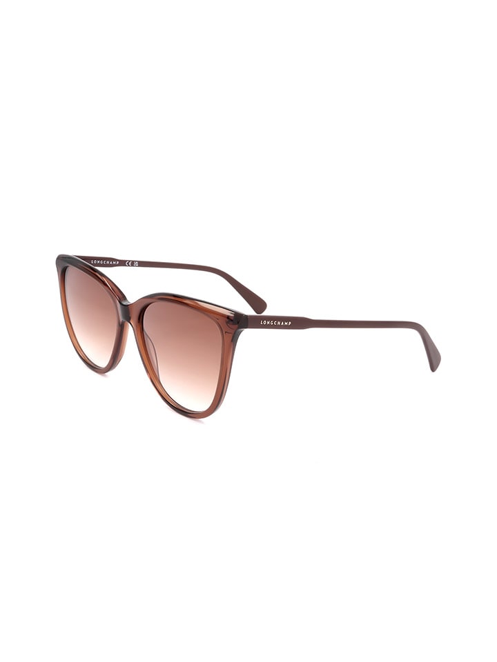 Longchamp Damen-Sonnenbrille in Braun günstig kaufen 56