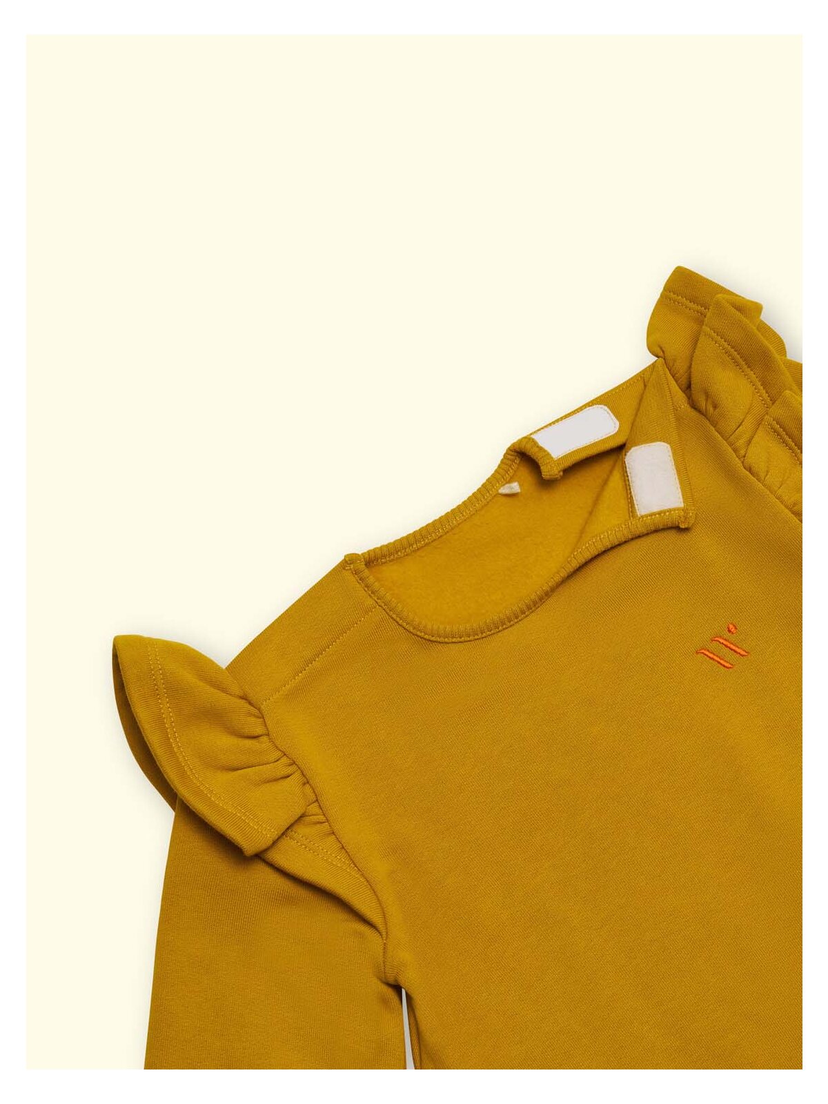 Wombly Erika Sweatkleid senfgelb