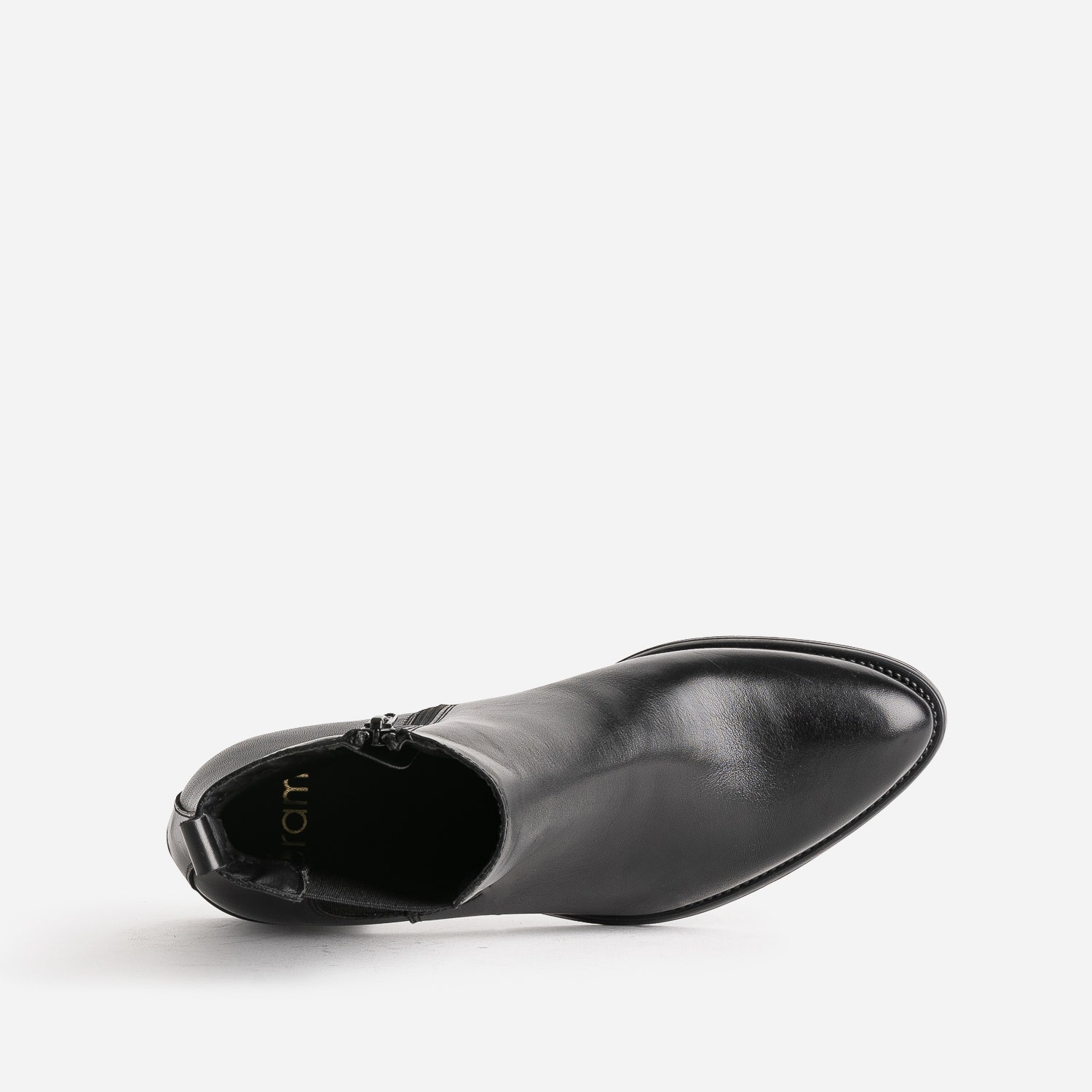 Boots noir en cuir