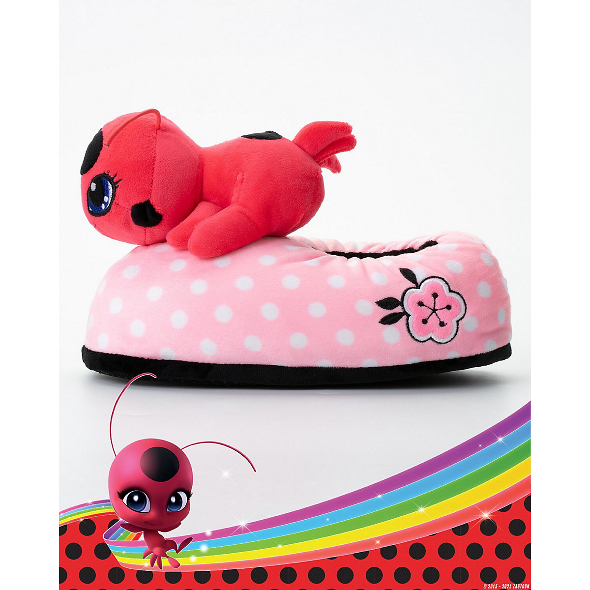 Miraculous Ladybug Kinder Hausschuhe Plagg, Tikki