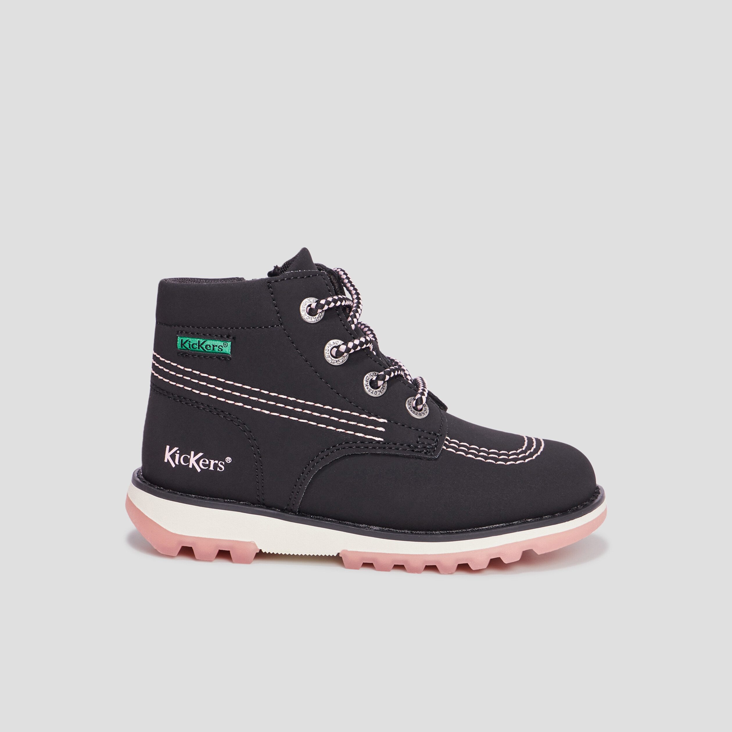 Bottines Kickers Krally20 noir fille | La Halle