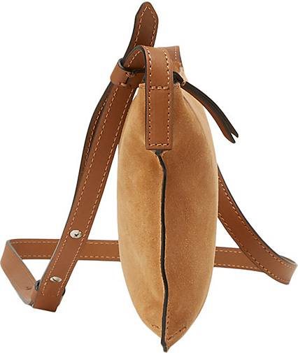 Marc O'Polo Mini-Tasche aus italienischem Velours-Kalbsleder